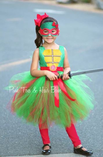  Teenage Mutant Ninja Turtles Costume for Girls