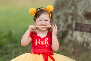 Winnie the pooh Costume-Winnie the pooh Tutu Dress- Winnie the pooh dress