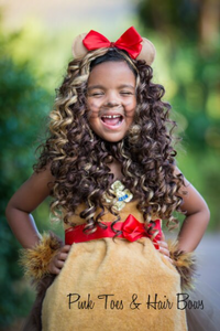 Cowardly Lion Tutu dress- Cowardly Lion Dress- Cowardly Lion costume-Wizard of oz costume
