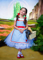 Load image into Gallery viewer, Wizard of oz Tutu dress- Wizard of oz costume-wizard of oz dress-Dorothy costume
