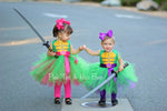 Load image into Gallery viewer, Teenage mutant ninja turtle costume- Raphael tmnt costume- tmnt dress- tmnt tutu dress-tmnt tutu
