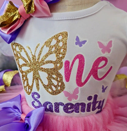 Butterfly tutu set- Butterfly outfit- Butterfly dress-Butterfly birthday