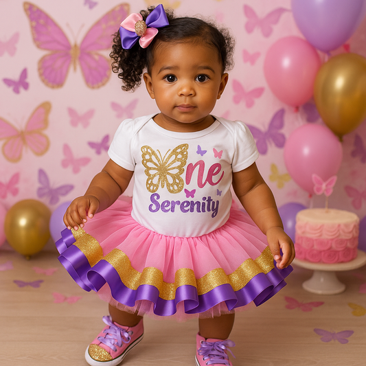 Butterfly tutu set- Butterfly outfit- Butterfly dress-Butterfly birthday