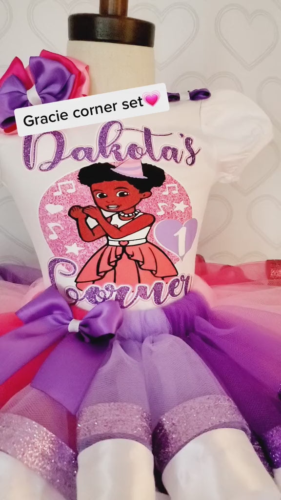 Gracie’s Corner Custom Birthday Tutu sold outfit