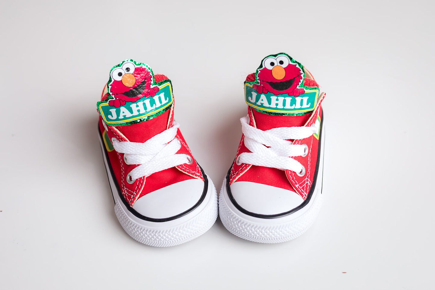 Elmo shoes-Elmo Converse-Boys elmo Shoes