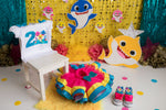 Load image into Gallery viewer, Baby shark tutu set-Baby shark outfit-Baby shark dress
