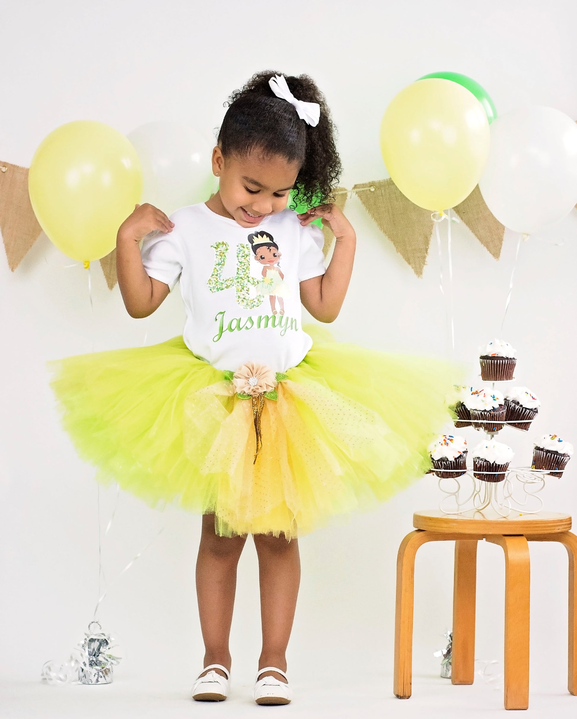 princess and the frog tutu dress Princess Baby Tiana Birthday Outfit, Princess and the Frog Birthday Outfit, Princess Tiana Birthday Shirt, Princess and the Frog Tutu Set