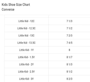 Uno shoes- Uno bling Converse-Girls Uno Shoes-
