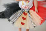 Load image into Gallery viewer, Queen of hearts tutu Set-Queen of hearts outfit
