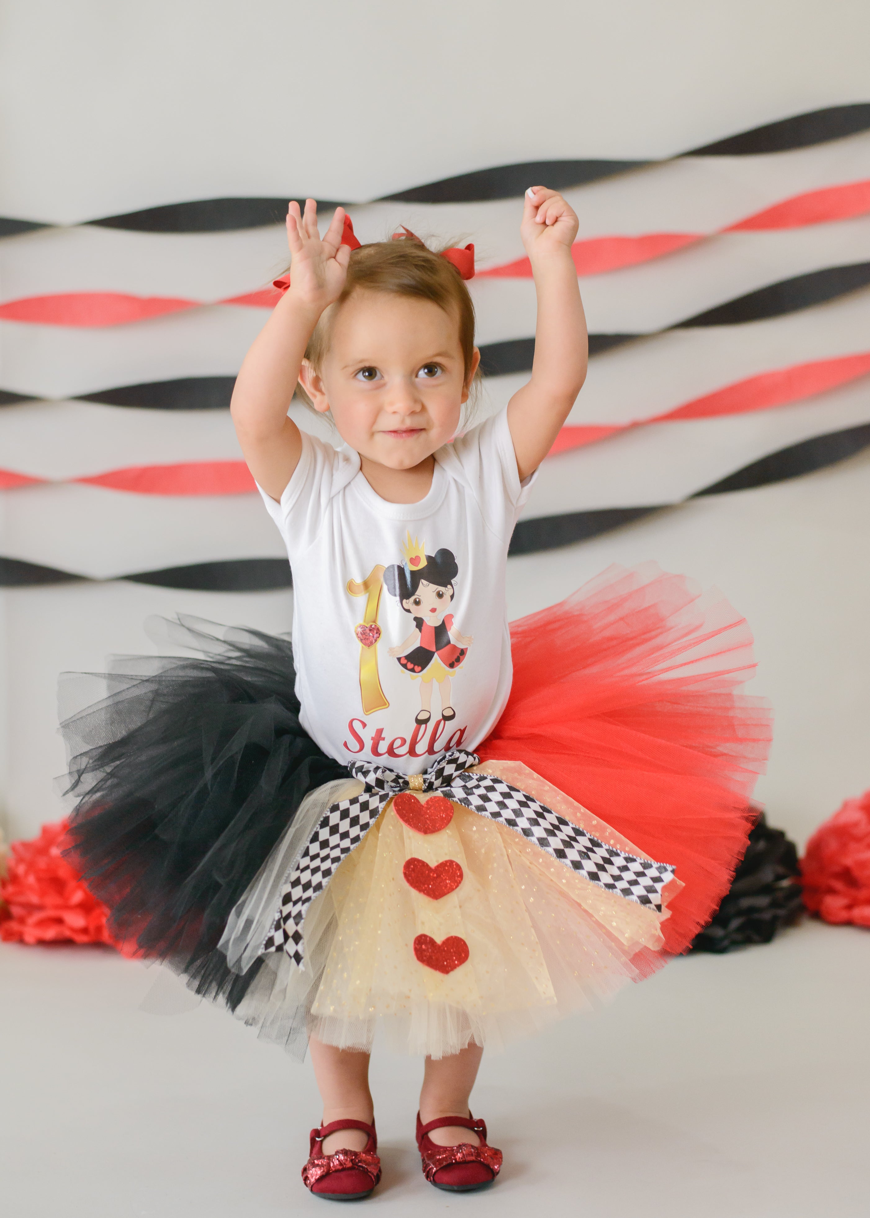Queen of hearts tutu Set-Queen of hearts outfit