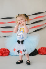 Load image into Gallery viewer, Alice In wonderland tutu Set-Alice in wonderland outfit
