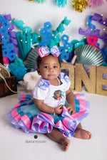 Load image into Gallery viewer, Mermaid Tutu set-Mermaid outfit-Mermaid dress- Mermaid tutu
