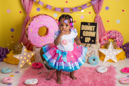 Donut Tutu set-  Donut outfit-Donut dress- donut tutu
