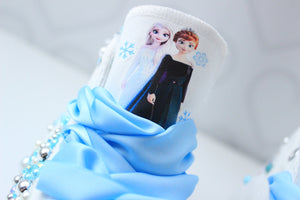 Frozen shoes- Frozen  bling Converse-Girls Frozen  Shoes-Elsa Shoes