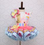 Load image into Gallery viewer, Circus tutu set- Circus outfit-Circus  dress-Circus  birthday outfit

