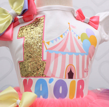 Circus tutu set- Circus outfit-Circus  dress-Circus  birthday outfit