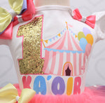 Load image into Gallery viewer, Circus tutu set- Circus outfit-Circus  dress-Circus  birthday outfit
