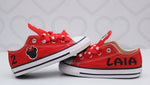 Load image into Gallery viewer, Mouse shoes- Mouse Converse-Minnie converse
