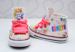 Load image into Gallery viewer, Word Party shoes- Word Party bling Converse-Word Party Shoes-
