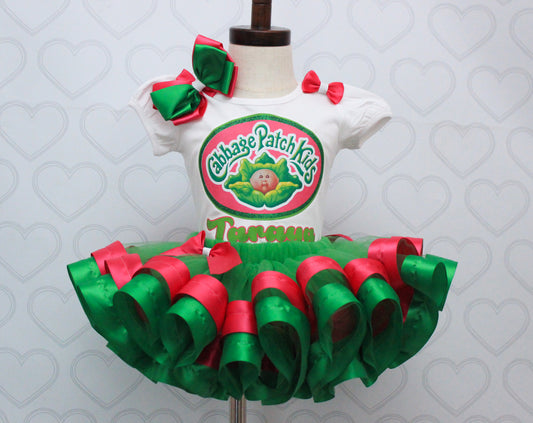 Cabbage Patch tutu set- Cabbage patch outfit-Cabbage patch dress