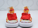 Load image into Gallery viewer, Winnie the pooh shoes- Winnie the pooh bling Converse-Girls Winnie the pooh Shoes-Winnie the pooh converse
