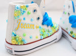 Load image into Gallery viewer, Luca shoes- Luca bling Converse-Girls Luca Shoes-Luca Converse
