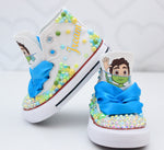 Load image into Gallery viewer, Luca shoes- Luca bling Converse-Girls Luca Shoes-Luca Converse
