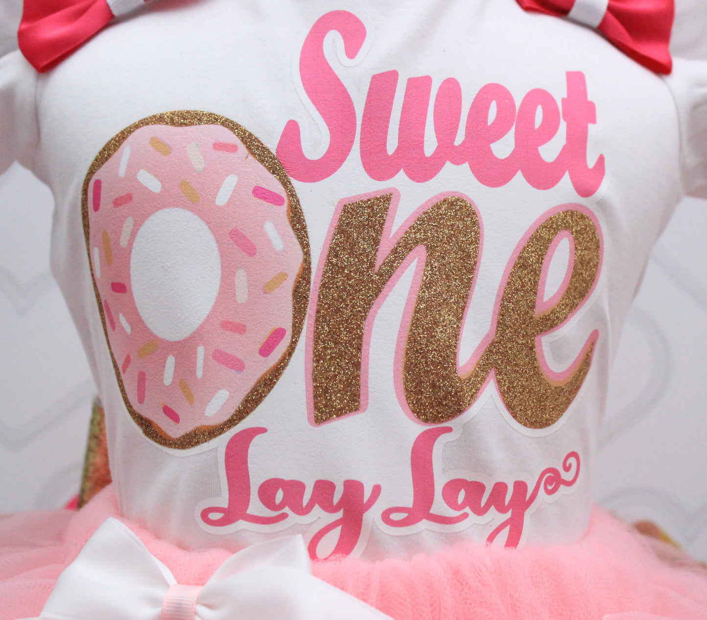 Donut Tutu set-  Donut outfit-Donut dress- donut tutu