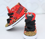 Load image into Gallery viewer, Minnie shoes- Minnie  bling Converse-Minnie  Shoes
