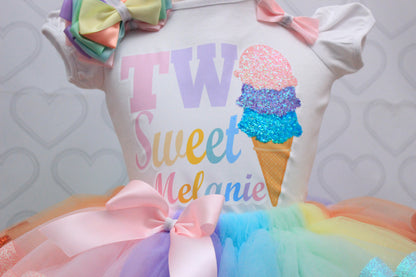 Two sweet tutu set-Two sweet outfit-Two sweet dress(deluxe)