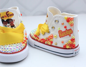 Bino and Fino shoes- Bino and Fino bling Converse-Girls Bino and Fino Shoes-Bino and Fino Converse