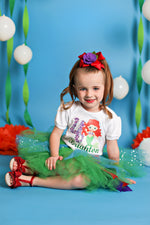 Load image into Gallery viewer, The little mermaid tutu set
