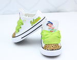 Load image into Gallery viewer, Princess tiana shoes- Princess tiana  Converse-Girls Princess tiana Shoes
