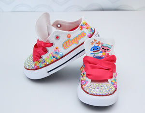 Baby shark shoes- Baby shark bling Converse-Girls Baby shark Shoes
