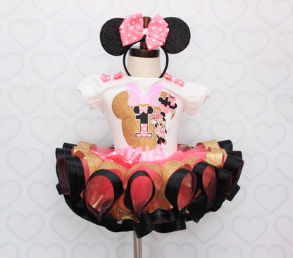 Mouse tutu set- Mouse outfit-Mouse birthday outfit