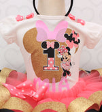 Load image into Gallery viewer, Mouse tutu set- Mouse outfit-Mouse birthday outfit
