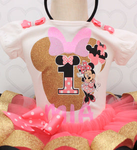 Mouse tutu set- Mouse outfit-Mouse birthday outfit