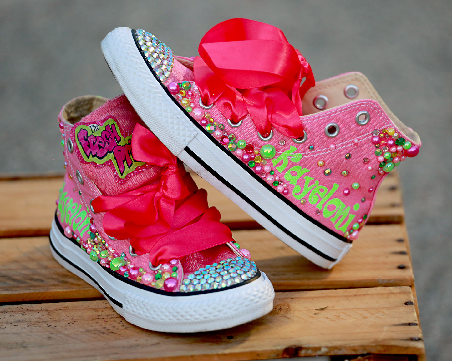 Fresh Princess shoes- Fresh Princess bling Converse-Girls Fresh Princess Shoes