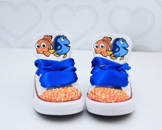 Finding Nemo shoes- Finding Nemo Converse-Girls Finding Nemo Shoes
