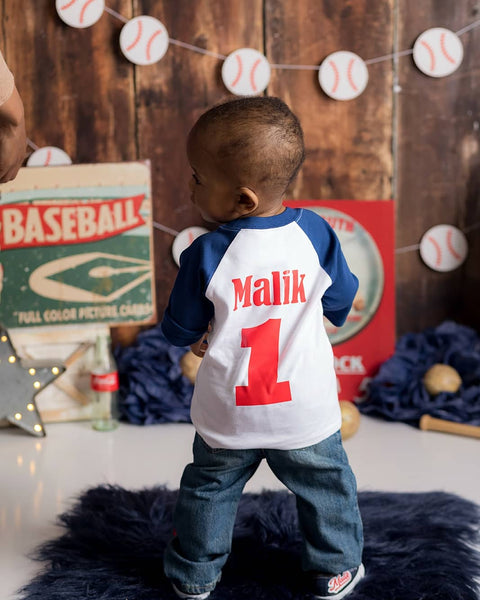 Baseball Denim Set-Boys Baseball denim set-Baseball Birthday