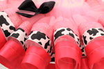Load image into Gallery viewer, Cow tutu set-Cow outfit-Cow birthday outfit- cow birthday-Holy cow I&#39;m one outfit
