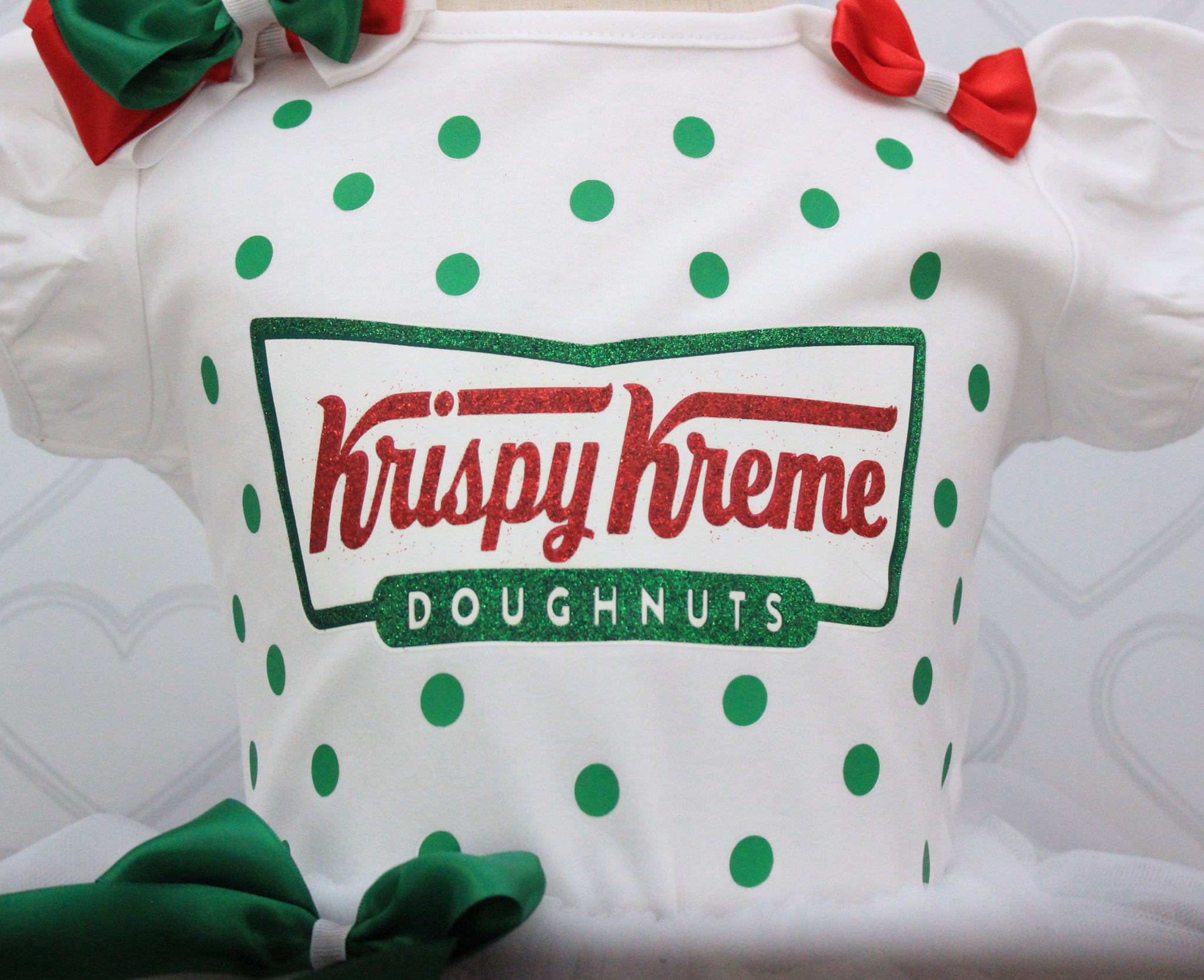 Krispy Kreme tutu set- krispy kreme outfit- krispy kreme dress-krispy kreme birthday