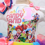 Load image into Gallery viewer, Candy Land tutu set-Candy land outfit-Candy land dress
