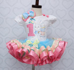 Load image into Gallery viewer, Alice in wonderland tutu set-Alice in wonderland outfit-Alice in wonderland dress-Alice in wonderland birthday
