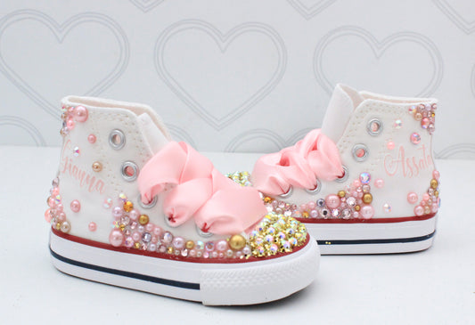 1st birthday shoes- 1st birthday Converse-Girls 1st birthday Shoes-first birthday Converse-Little Miss Onederful