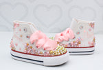 Load image into Gallery viewer, 1st birthday shoes- 1st birthday Converse-Girls 1st birthday Shoes-first birthday Converse-Little Miss Onederful
