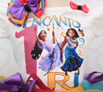 Load image into Gallery viewer, Encanto tutu set- encanto outfit- encanto dress
