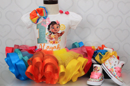 moana birthday dress Moana tutu set-Moana outfit-Moana dress-moana birthday – Pink Toes & Hair Bows
