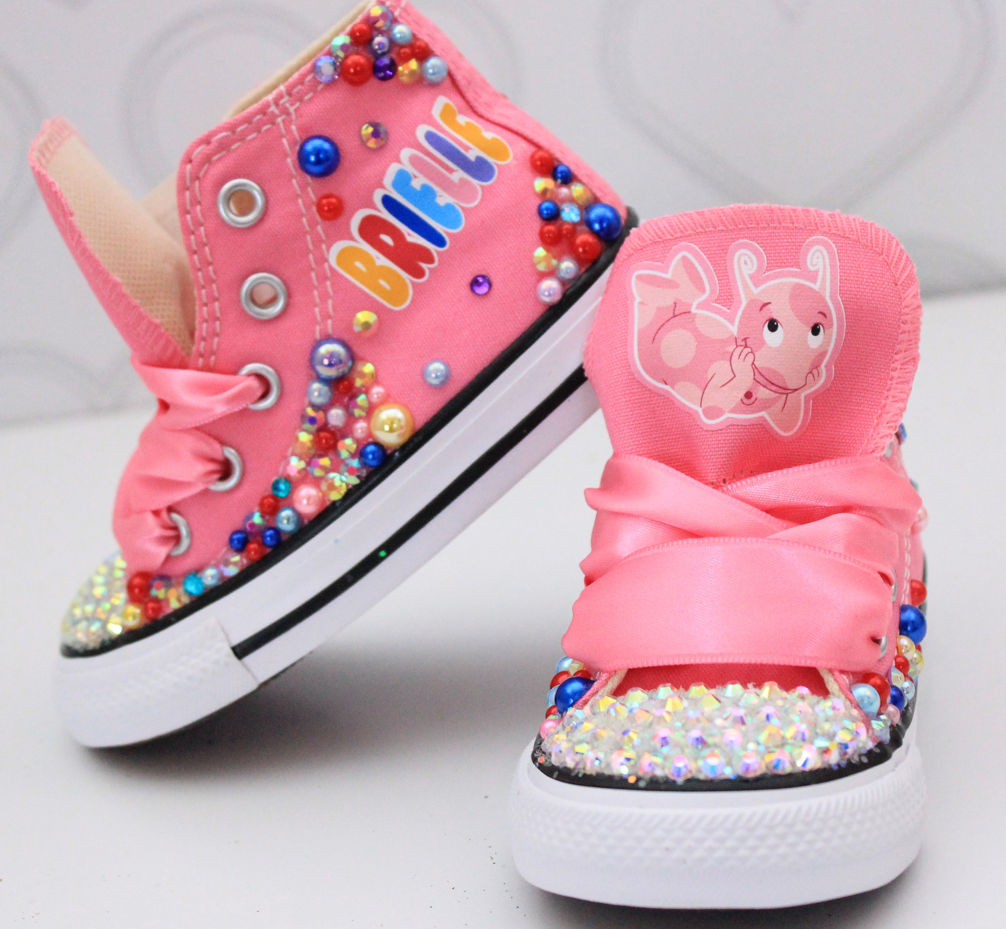 Backyardigans Shoes Converse Low Top Shoes Infant Toddler buy Kids. Choose Your Font!