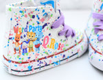 Load image into Gallery viewer, Word Party shoes- Word Party Converse-Boys Word Party Shoes
